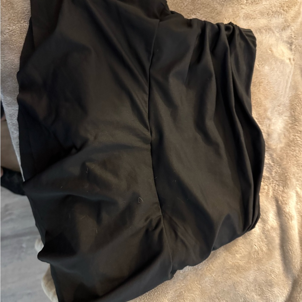 SHEIN Elegant Black Mini Skirt